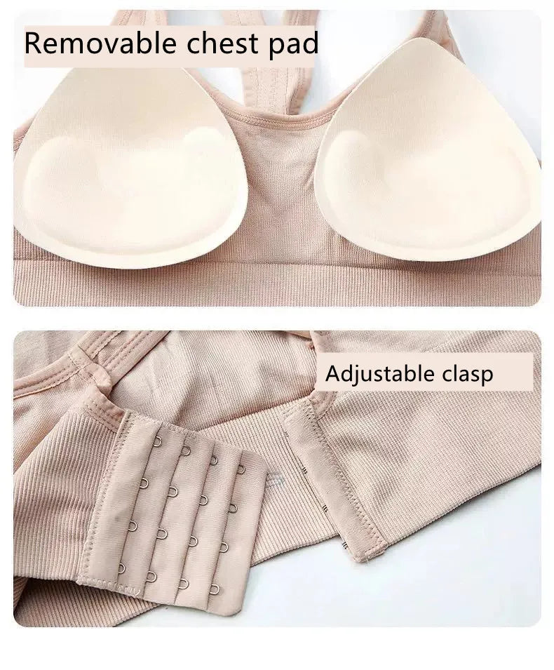 women corset sports bra