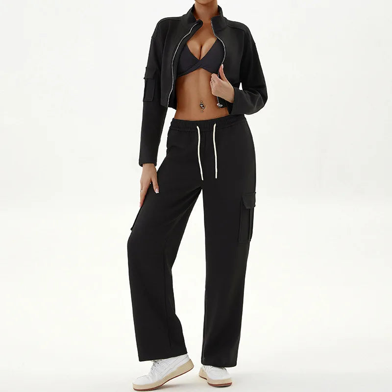 women's cargo sportswear set