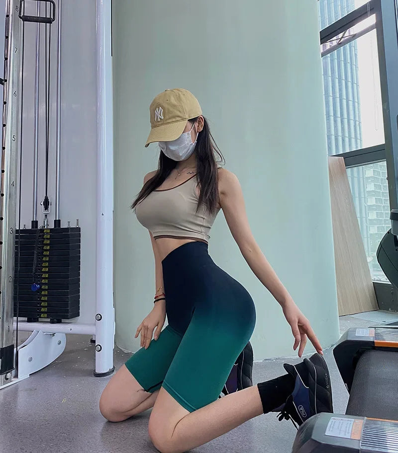 seamless gym shorts for women