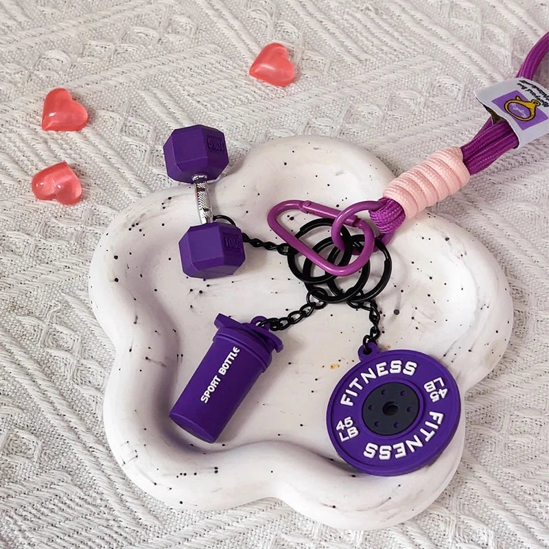 key chain weightlifting  workout  bag