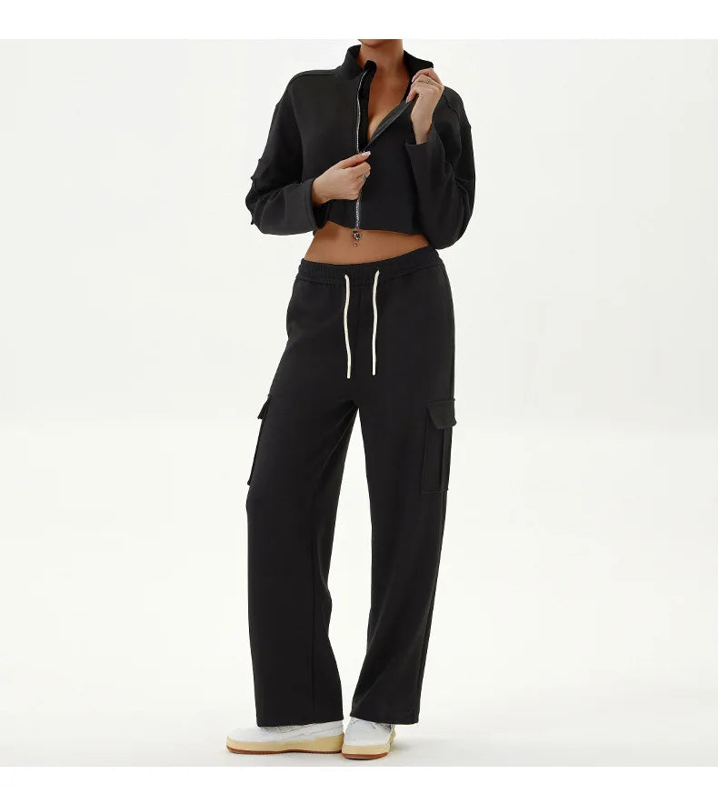 women's cargo sportswear set