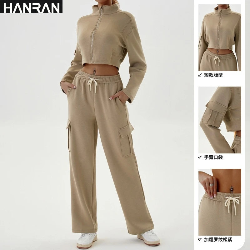 women's cargo sportswear set