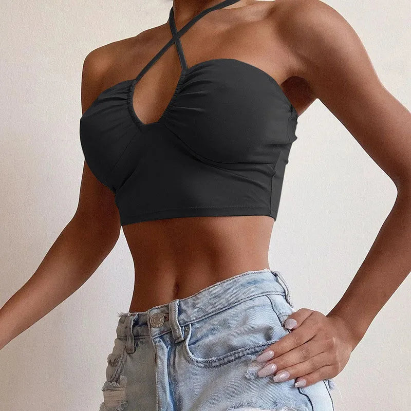 sleeveless women's crop tops